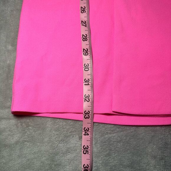 Express Blazer Mini Dress Women Size M Hot Pink Gum Pop Cut Out Glam Stretch NEW - Picture 8 of 12